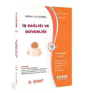 Egem Eğitim Yayınları Egem İş Sağlığı Ve Güvenliği 2 Sınıf 3 Yarıyıl Güz Konu 2023 Modüler (Çok Renkli)