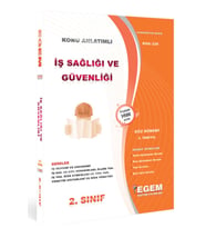 Egem Eğitim Yayınları Egem İş Sağlığı Ve Güvenliği 2 Sınıf 3 Yarıyıl Güz Konu 2023 Modüler (Çok Renkli)