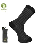 Pro Çorap Gence Bambu Erkek Çorabı Siyah (17101-R1)