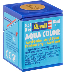 Revell - Su Bazlı Maket Boyası Altın Metalik 18 Ml (36194) (Krem)