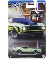 Hot Wheels Siver Series Ford Mustang 60 Years Anniversary '71 Ford Mustang Mach 1 Jby52