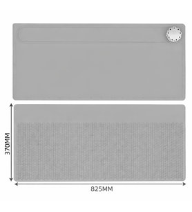 TE-729 ANTİSTATİK ISIYA DAYANIKLI ELEKTRONİK TAMİR MATI SİLİKON PAD 825 X 370 MM GRİ