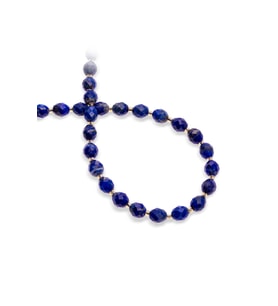 Lapis Doğal Taş Özel Faset Kesim 8x6mm Dizi [AA]