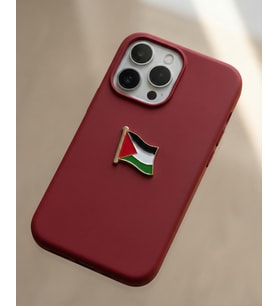 Filistin Dalgalı Bayrak Sembolü Telefon Arkası Süsü Sticker Etiket A300094