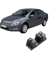 Volkswagen Passat B6 -B7 Sol Dörtlü Cam Dügmesi Krom 2006--2014 366664159