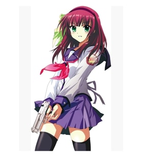 Yurippe Angel Beats Tablo Ahşap Poster Dekoratif