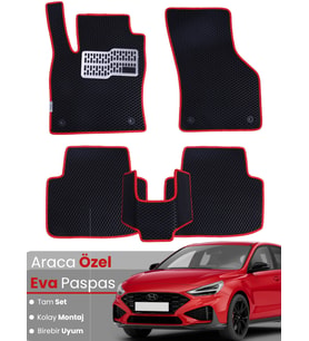 HYUNDAİ i30 (2017-2025) Uyumlu EVA Paspas Tam Set–Araca Özel,Kolay Montaj,Su Geçirmez