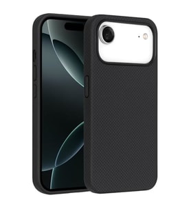 iPhone 17 Pro Max ile Uyumlu Karbon Fiber Desenli Premium K?l?f Kevlar Kenar ?nce ve Hafif Tasar?m Kablosuz ?arj ve MagSafe ile uyumlu Telefon K?l?f? Siyah