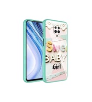 Xiaomi Redmi Note 9 Pro Uyumlu Kılıf Kamera Korumalı Desenli Sert Silikon Zore Epoksi Kapak
