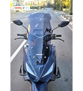 MOTOCAM Küba Newcity 125 Ön Cam 2023-2026 Model 65cm Füme Renkli 4mm ORTA BOYLU