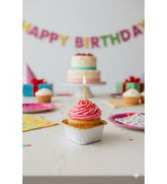 Beyaz Cupcake Kapsülü İçi Metalize Gold 25'li - Kek ve Cupcake Sunum Kapsülü
