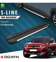 S-Dizayn Citroen E-C5 Aircross Elektrikli S-Line Aluminyum Yan Basamak 193 Cm 2024 Üzeri A+ Kalite