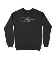 Fatih Sultan Mehmet Tuğralı Siyah Sweatshirt