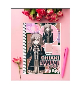 Nanami Chiaka (nanamı Chıaka) Anime Defter 1 Adet Özel Tasarım A4 Boyutu 21*29 Cm Telli Kareli