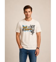 VIGOSS BASKILI OVERSIZE ERKEK T-SHIRT 62536-30010