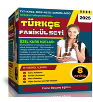Tüm Sınavlar İçin TÜRKÇE Fasikül Seti (8 Süper Fasikül)