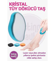 Epilasyon Aleti-Taş Acısız Tüy Dökücü Tüy Alma Silgisi Kristal Taş Tüy Alıcı Epilasyon Taş