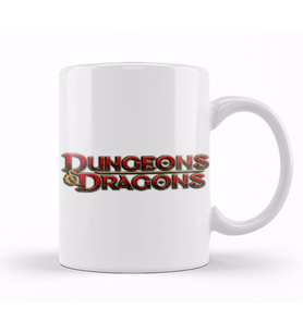 Dungeons And Dragons Logo 03 Kupa Bardak Porselen