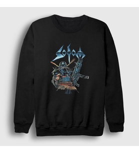 Presmono Unisex Siyah Soldier Sodom Sweatshirt 388450tt