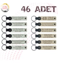Beyaz & S Kahve, Masa Tenisi Turnuvasına Katılanlara Anı, 46’li Set, Kişiye Özel Yazılı Anahtarlık