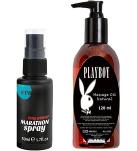 Hintohu Erkeklere Özel Sprey 50 Ml + Massage Oil Yağı 120 Ml