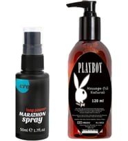 Hintohu Erkeklere Özel Sprey 50 Ml + Massage Oil Yağı 120 Ml