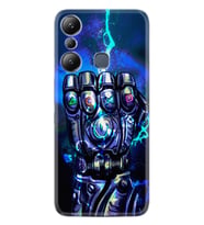 Infınix Hot 20i Kılıf Silikon Desen Özel Seri Thunder Play 1760