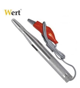WERT 2605 Oto Elektrik Kontrol Kalemi, Metal Gövdeli, 6-24V (Çok Renkli)