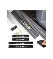 Chevrolet Cruze İçin Uyumlu Aksesuar Oto Bagaj Ve Kapı Eşiği Sticker Karbon