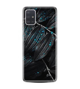 Samsung a71 A72 A73 A7 A9 2018 C7 C9 Kılıf Desenli Silikon Foid Green 1643