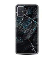 Samsung a71 A72 A73 A7 A9 2018 C7 C9 Kılıf Desenli Silikon Foid Green 1643
