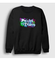 Presmono Unisex Siyah Decor Panic! at the Disco Sweatshirt 72361tt