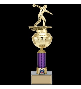 ODAK KUPA - Figürlü Kupalar - Bowling Erkek Figürlü Kupalar FG-059 C - 41 cm