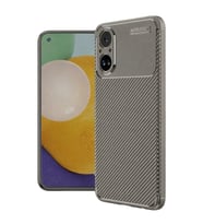 Realme 12 Lite Kılıf Auto Focus Karbon Kapak - Gri