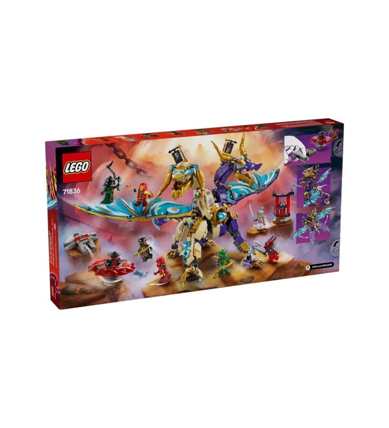71836 Lego Ninjago Focusun Ark Ejderhası 869 parça +9 yaş