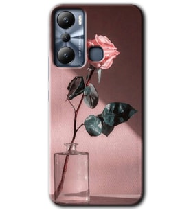 İnfinix Hot 20i Kılıf HD Desen Baskılı Kılıf - Retro Gül