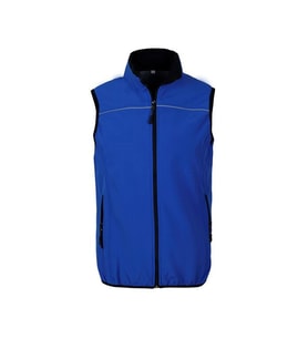 Softshell Yelek Saks Mavi - Slim Fit