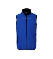 Softshell Yelek Saks Mavi - Slim Fit