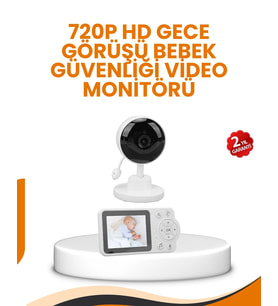 Ebeveyn Kontrollü 2.8 İnç Bebek Monitörü Güvenli İzleme