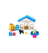 4 Hayvan Figürlü My Little Pet’s Set + Mama ve Aksesuarlar (Çok Renkli)