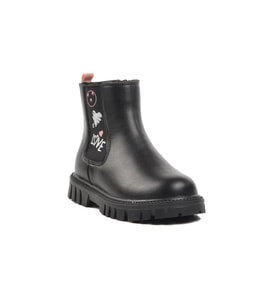 Pepino 1788-P Siyah-Pudra İçi Polarlı Kız Çocuk Bot
