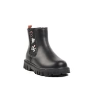 Pepino 1788-P Siyah-Pudra İçi Polarlı Kız Çocuk Bot