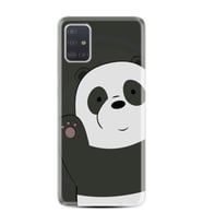 Samsung a71 A72 A73 A7 A9 2018 C7 C9 Kılıf Desenli Silikon Hello Panda 1709