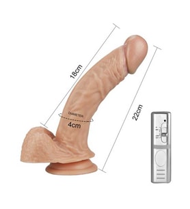 LoveToy Titreşimli Penis 22 cm
