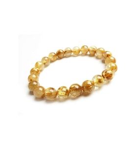 Nelleovana Golden Healer Quartz Altın Şifacı Kuvars Bileklik