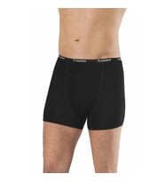 Bambu Düz Renk Erkek Boxer Siyah