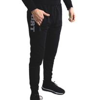FİLELİ SPORT BASKILI SİYAH ERKEK EŞOFMAN ALTI
