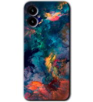 Omix X3 Kılıf HD Desen Baskılı Arka Kapak - Color Storm