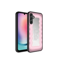 Samsung Galaxy A54 Uyumlu Kılıf Aynalı Desenli Kamera Korumalı Parlak Zore Mirror Kapak (Açık Pudra)