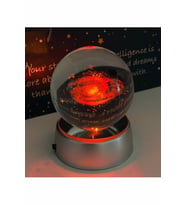 Samanyolu Galaxy Işıklı Cam Küre